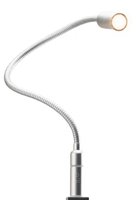 Immagine prodotto di kalb | 3W LED luce da lettura lampada da comodino lampada da letto lampada da lettura dimmerabile set di 1 grigio argento