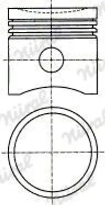 Produktbild von NÜRAL 87-782606-00 Kolben für AUTOBIANCHI A 112 Schrägheck