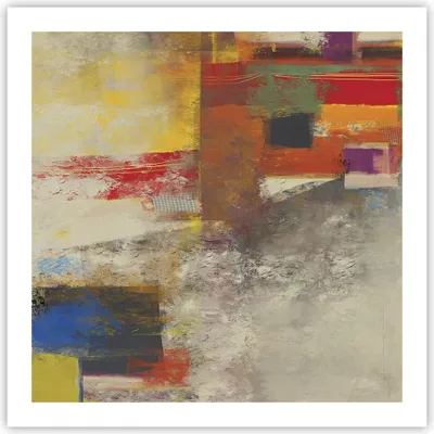 Produktbild von Poster - Poster ohne Rahmen - Abstraktion die Farben modern - 60x60 cm - Wand Bild - Wanddeko - Wandbilder - Kunstposter - Wandposter - Bilder - Kunstdruck - Wandbild - P2XAC60x60-4176