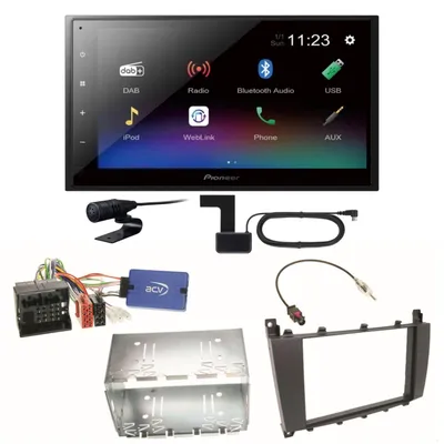 Produktbild von Pioneer DMH-A340DAB USB MP3 DAB+ Moniceiver Einbauset für Mercedes G Klasse W463