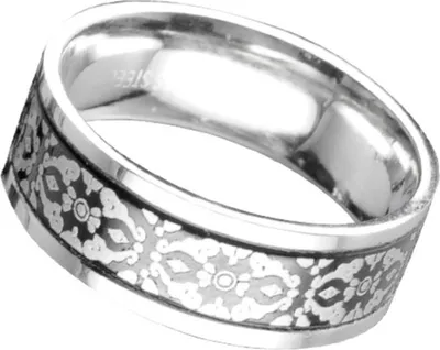Produktbild von Edelstahl Ring mit Tribal 62 (19.7 mm Ø)