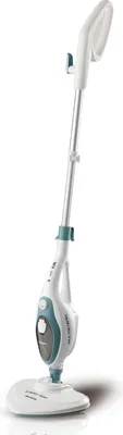 Zdjęcie produktu dla Ariete 4164/00, Mop parowy, 0,35 l, Biały, Jasny Niebieski, Obrotowy, 5 m, CE