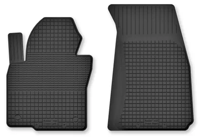 Produktbild von Gummi-Fußmatten Vorne für Mazda Xedos 6 1992-1999 (Limousine) – 2-tlg, Schwarz, Semi-Universal, angepasst – Wielganizator Semi-Universal