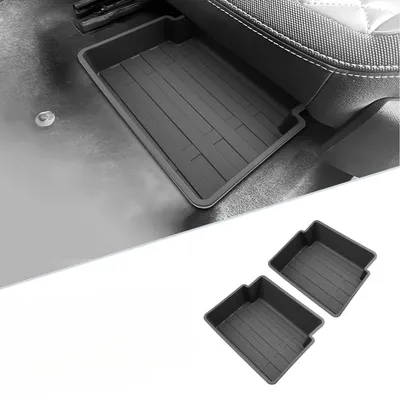 Obrázok produktu pre Úložné boxy pod sedadlo, TPE, čierna farba, 2 kusy, pre Toyota Corolla, modelové roky 2025 a 2026