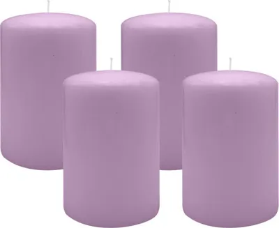 Produktbild von 4er Set Adventskranzkerzen Mittelflieder Ø 100 x 150 mm