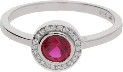 Produktbild von JuwelmaLux Ring 925 Sterling Silber mit Zirkonia JL10-07-2157 56