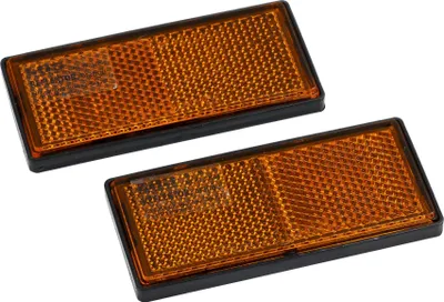 Produktbild von Set: 2x Seitenstrahler, Reflektor orange, 79x35mm
