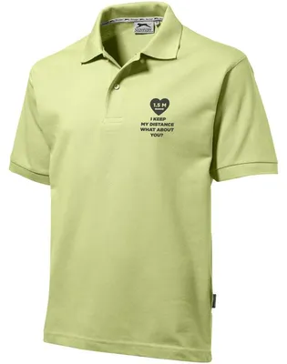 Produktbild von Herren-Poloshirt, Kurzarm - Slazenger FOREHAND/M - l.green - Größe S