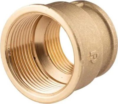 Produktbild von Messing Gewinde-Fitting Reduziermuffe 1 1/4'IG (DN 32) - 1'IG (DN 25) - schwere Ausführung