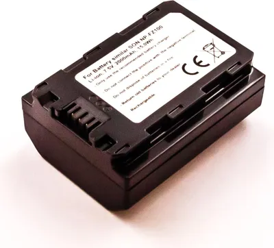 Produktbild von Akku kompatibel mit Sony NP-FZ100 – Li-Ion 7,5 V 2000 mAh 15,0 Wh