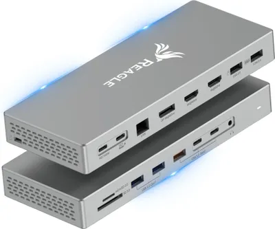 Produktbild von Docking Station 16In1 Hub Usb 3.2 Mst 2 Hdmi Dp 4K60Hz Pd100W Rj45 Sd 7X Usb