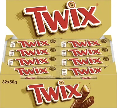 Produktbild von Twix Classic Riegel 32 x 50g - Schokoriegel Vorratspack