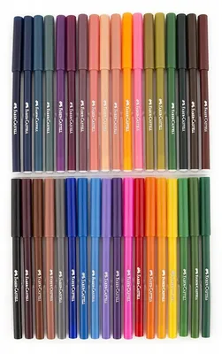 Produktbild von Faber-Castell Filzstifte Set 36 Intensive Farben Schulmarker