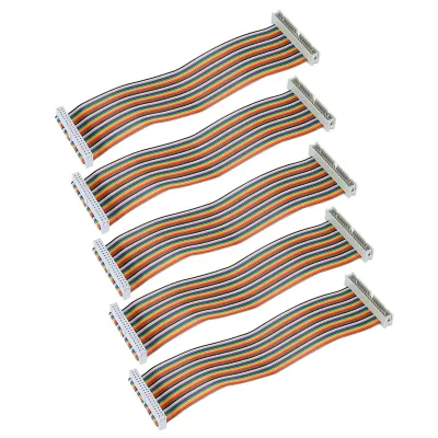 Produktbild von 5Pcs GPIO Kabel für Raspberry Pi männlich bis weiblich 40pin Draht Computer Zubehör 20cm (männlich bis weiblich)