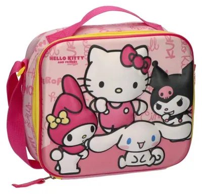 Zdjęcie produktu dla Torba na lunch Hello Kitty i przyjaciele 3D