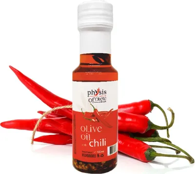 Produktbild von Physis of Crete Olivenöl Extra Vergine mit Chili 100 ml