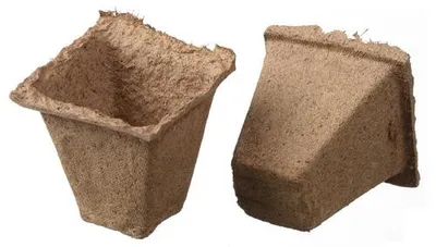 Productafbeelding van Nature Turfpot 16 stuks 6x6cm