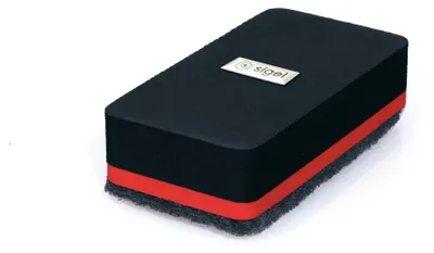Produktbild von SIGEL BA187 Board-Eraser - magnetisch - 9 x 4,5 cm - schnelle und trockene Entfernung von Kreide und Tinte