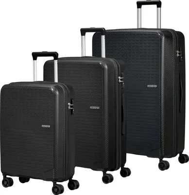 Produktbild von American Tourister Trolley Summer Hit 3 PC Set A Black schwarz 76cm