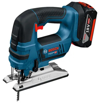 Produktbild von Bosch GST 18 V-LI B, Schwarz, Blau, 45°, 12 cm, 2 cm, 6 m/s², 1,5 m/s²