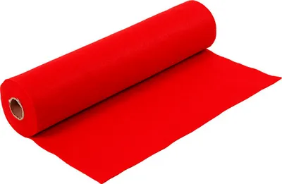 Produktbild von Bastelfilz Rot, 45 cm x 1,5 mm x 5 m, 180-200 g, Rolle