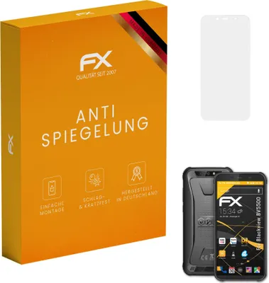 Produktbild von atFoliX FX-Antireflex 3x Schutzfolie kompatibel mit Blackview BV5500 Displayfolie