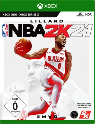 Produktbild von 2K NBA 2K21, Xbox One, Multiplayer-Modus, E (Jeder), Physische Medien