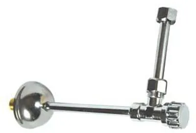Obrázek produktu pro Kohoutek pro splachovací nádržku s dvojitou tryskou – 3/8" x 3/8"