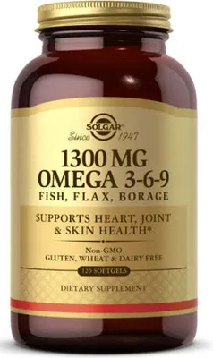 Produktbild von 1300 mg Omega 3-6-9 120 Weichkapseln Solgar