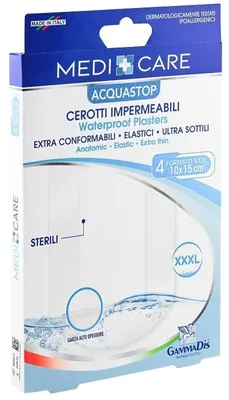 Immagine prodotto di Cerotto MedicarePoliuretanoSterili 10X15 4 Pezzi