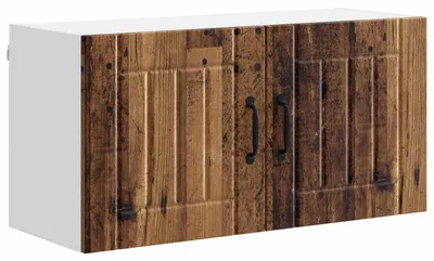 Zdjęcie produktu dla Szafka ścienna vidaXL LUCCA z drewna postarzanego 80 x 31 x 40 cm z płyt drewnopochodnych