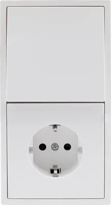 Produktbild von Schalter und Steckdosen Set McPower Shallow Tür 2-fach Profi 3-teilig Steckanschluss