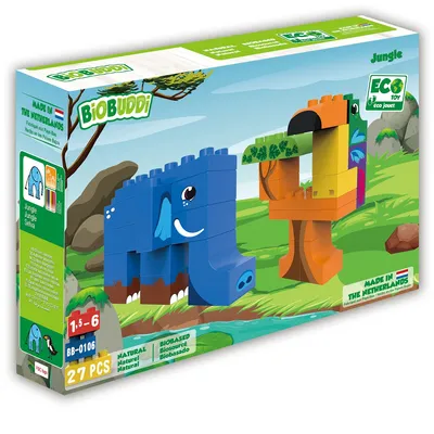 Produktbild von BiOBUDDi BB-0106, Bausatz, Mehrfarben, 1,5 Jahr(e), 27 Stück(e), Junge/Mädchen, Kinder