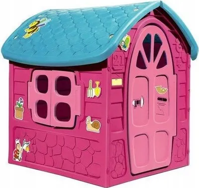 Immagine prodotto di DOHÁNY Casetta da giardino per bambini rosa