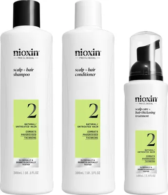 Immagine prodotto di Wella Professionals Nioxin 2 Sistema in 3 fasi 300+300+10