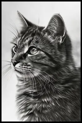 Produktbild von Plakat 53x81cm Katzenblick