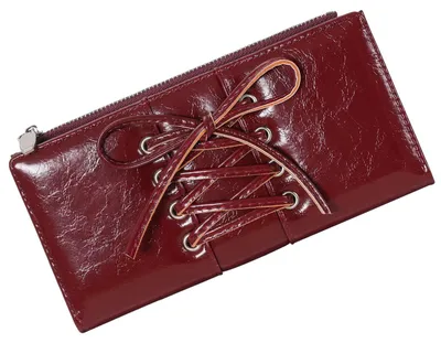 Image de Grand portefeuille en cuir avec protection RFID pour femmes