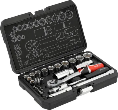 Obrázek produktu pro Sada nářadí 1/4" a 3/8", 34 dílů