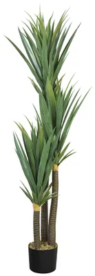 Immagine prodotto di Yucca Pianta Artificiale Plastica 150 cm Abitacolo Decovego