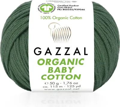 Produktbild von Gazzal Baumwolle Baby Baumwolle Dunkles Seegrün 50g 115m
