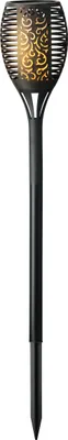 Produktbild von LED Solar Beleuchtung Fackel Flammeneffekt 61cm Kunststoff Warmweiß