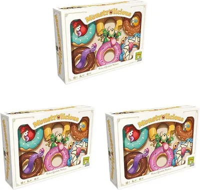 Produktbild von Silecomplaza , Monstrolicious, Familienspiel, Brettspiel, 2 Spieler, Ab 8+ Jahren, 10 Minuten, Deutsch (Packung mit 3)
