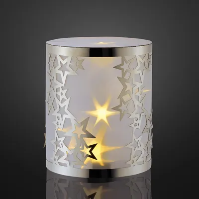 Zdjęcie produktu dla Hellum 520514, Podświetlana, Metaliczny, 5 szt., LED, Ciepłe białe, Bateria
