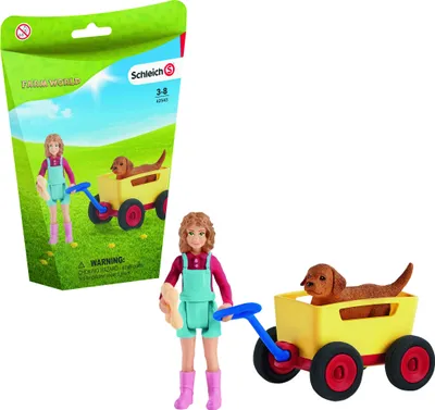 Produktbild von Schleich Farm World Bollerwagen Ausflug  42543