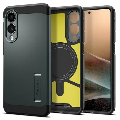 Productafbeelding van Spigen Tough Armor AI (MagFit), Obal, Samsung, Galaxy S25 Edge, 17 cm (6,7 inch), Groen