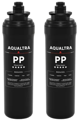PP-Ersatzfilter 10 Zoll für Untertisch-Wasserfilter (2 Stück)