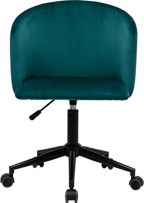 Produktbild von Miliboo - Bürostuhl in petrolblauem Samt VANITY