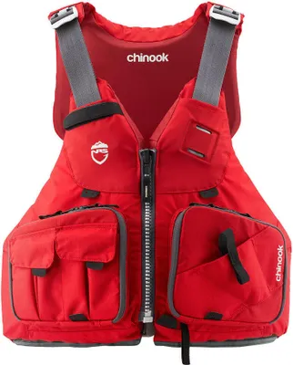 Produktbild von NRS Angler-Schwimmweste Chinook Fishing PFD Rot XS/M