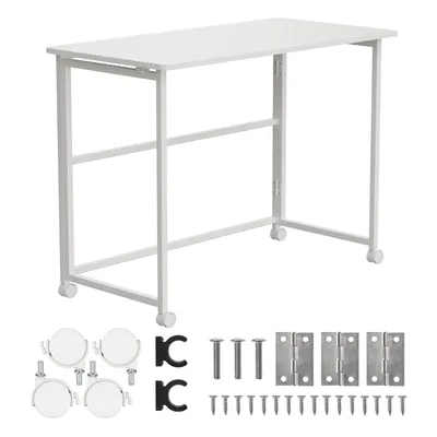 Zdjęcie produktu dla Maclean stół składany biały ruchomy blat 100x50cm max. 50kg MC-1250 W