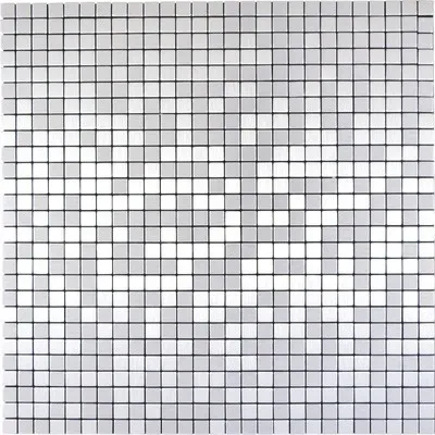 Produktbild von Aluminiummosaik selbstklebend Quadrat Alu Silver Silk brushed